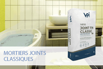 Mortiers joints classiques